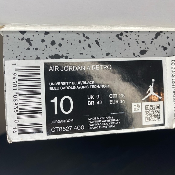 Jordan 4 ‘University Blue’ - Picture 8 of 8